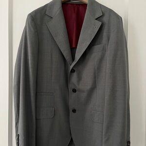 Brunello Cucinelli - Gray Men's Blazer - EU Size 48/US Size 38